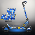 EGRET EY!1 SKIN | SKY BLAST – Designvisualisierung mit Licht in der Skinfarbe; Scooter nicht enthalten, Beleuchtung separat erhältlich