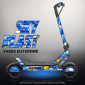 YADEA ELITEPRIME SKIN | SKY BLAST – Designvisualisierung mit Licht in der Skinfarbe; Scooter nicht enthalten, Beleuchtung separat erhältlich