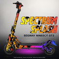 SEGWAY NINEBOT GT3 SKIN | SPECTRUM SPLASH – Designvisualisierung mit Licht in der Skinfarbe; Scooter nicht enthalten, Beleuchtung separat erhältlich