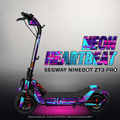 SEGWAY NINEBOT ZT3 PRO / ZT3 PRO D SKIN | NEON HEARTBEAT – Designvisualisierung mit Licht in der Skinfarbe; Scooter nicht enthalten, Beleuchtung separat erhältlich