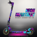 SEGWAY NINEBOT G2 MAX SKIN | NEON HEARTBEAT – Designvisualisierung mit Licht in der Skinfarbe; Scooter nicht enthalten, Beleuchtung separat erhältlich