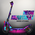 NAVEE UT5 MAX SKIN | NEON HEARTBEAT – Designvisualisierung mit Licht in der Skinfarbe; Scooter nicht enthalten, Beleuchtung separat erhältlich