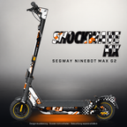 SEGWAY NINEBOT G2 MAX SKIN | SHOCKWAVE MX – Designvisualisierung mit Licht in der Skinfarbe; Scooter nicht enthalten, Beleuchtung separat erhältlich