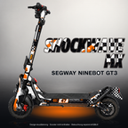 SEGWAY NINEBOT GT3 SKIN | SHOCKWAVE MX – Designvisualisierung mit Licht in der Skinfarbe; Scooter nicht enthalten, Beleuchtung separat erhältlich