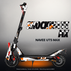 NAVEE UT5 MAX SKIN | SHOCKWAVE MX – Designvisualisierung mit Licht in der Skinfarbe; Scooter nicht enthalten, Beleuchtung separat erhältlich