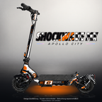 APOLLO CITY / CITY PRO (2022–2024) SKIN | SHOCKWAVE MX – Designvisualisierung mit Licht in der Skinfarbe; Scooter nicht enthalten, Beleuchtung separat erhältlich