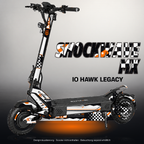 IO HAWK LEGACY SKIN | SHOCKWAVE MX – Designvisualisierung mit Licht in der Skinfarbe; Scooter nicht enthalten, Beleuchtung separat erhältlich