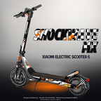 XIAOMI ELECTRIC SCOOTER 6 SKIN | SHOCKWAVE MX – Designvisualisierung mit Licht in der Skinfarbe; Scooter nicht enthalten, Beleuchtung separat erhältlich