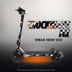 VMAX NEW VX2 SKIN | SHOCKWAVE MX – Designvisualisierung mit Licht in der Skinfarbe; Scooter nicht enthalten, Beleuchtung separat erhältlich