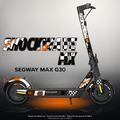 SEGWAY MAX G30 SKIN | SHOCKWAVE MX – Designvisualisierung mit Licht in der Skinfarbe; Scooter nicht enthalten, Beleuchtung separat erhältlich