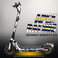 SEGWAY NINEBOT E3 / E3 PRO SKIN | APEX RACING – Designvisualisierung mit Licht in der Skinfarbe; Scooter nicht enthalten, Beleuchtung separat erhältlich
