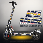 SEGWAY NINEBOT GT3 SKIN | APEX RACING – Designvisualisierung mit Licht in der Skinfarbe; Scooter nicht enthalten, Beleuchtung separat erhältlich