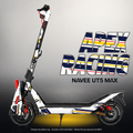 NAVEE UT5 MAX SKIN | APEX RACING – Designvisualisierung mit Licht in der Skinfarbe; Scooter nicht enthalten, Beleuchtung separat erhältlich