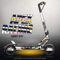EGRET EY!1 SKIN | APEX RACING – Designvisualisierung mit Licht in der Skinfarbe; Scooter nicht enthalten, Beleuchtung separat erhältlich