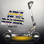 EGRET EY!1 SKIN | APEX RACING – Designvisualisierung mit Licht in der Skinfarbe; Scooter nicht enthalten, Beleuchtung separat erhältlich