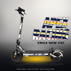 VMAX NEW VX2 SKIN | APEX RACING – Designvisualisierung mit Licht in der Skinfarbe; Scooter nicht enthalten, Beleuchtung separat erhältlich