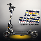 TEVERUN BLADE MINI / PRO / ULTRA SKIN | APEX RACING – Designvisualisierung mit Licht in der Skinfarbe; Scooter nicht enthalten, Beleuchtung separat erhältlich