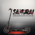 XIAOMI ELECTRIC SCOOTER 4 PRO (2ND GEN) SKIN | SAMURAI – Designvisualisierung mit Licht in der Skinfarbe; Scooter nicht enthalten, Beleuchtung separat erhältlich