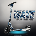 SOFLOW SO ONE PRO 3 SKIN | WAVE – Designvisualisierung mit Licht in der Skinfarbe; Scooter nicht enthalten, Beleuchtung separat erhältlich