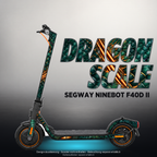 SEGWAY NINEBOT F40D II SKIN | DRAGON SCALE – Designvisualisierung mit Licht in der Skinfarbe; Scooter nicht enthalten, Beleuchtung separat erhältlich