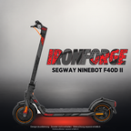 SEGWAY NINEBOT F40D II SKIN | IRONFORGE – Designvisualisierung mit Licht in der Skinfarbe; Scooter nicht enthalten, Beleuchtung separat erhältlich