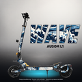 AUSOM L1 SKIN | WAVE – Designvisualisierung mit Licht in der Skinfarbe; Scooter nicht enthalten, Beleuchtung separat erhältlich