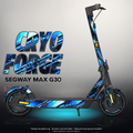 SEGWAY MAX G30 SKIN | CRYO FORGE – Designvisualisierung mit Licht in der Skinfarbe; Scooter nicht enthalten, Beleuchtung separat erhältlich