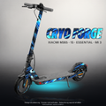 XIAOMI M365 / 1S / ESSENTIAL / MI 3 SKIN | CRYO FORGE – Designvisualisierung mit Licht in der Skinfarbe; Scooter nicht enthalten, Beleuchtung separat erhältlich