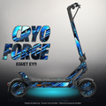EGRET EY!1 SKIN | CRYO FORGE – Designvisualisierung mit Licht in der Skinfarbe; Scooter nicht enthalten, Beleuchtung separat erhältlich