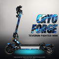 TEVERUN FIGHTER MINI / PRO SKIN | CRYO FORGE – Designvisualisierung mit Licht in der Skinfarbe; Scooter nicht enthalten, Beleuchtung separat erhältlich