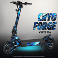 VSETT 10+ SKIN | CRYO FORGE – Designvisualisierung mit Licht in der Skinfarbe; Scooter nicht enthalten, Beleuchtung separat erhältlich