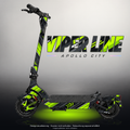 APOLLO CITY / CITY PRO (2022–2024) SKIN | VIPER LINE – Designvisualisierung mit Licht in der Skinfarbe; Scooter nicht enthalten, Beleuchtung separat erhältlich