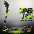 NAVEE ST3 / ST3 PRO SKIN | VIPER LINE – Designvisualisierung mit Licht in der Skinfarbe; Scooter nicht enthalten, Beleuchtung separat erhältlich