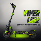 SEGWAY NINEBOT G3 / G3 D / G3 E SKIN | VIPER LINE – Designvisualisierung mit Licht in der Skinfarbe; Scooter nicht enthalten, Beleuchtung separat erhältlich