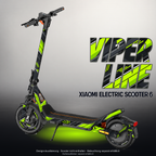 XIAOMI ELECTRIC SCOOTER 6 SKIN | VIPER LINE – Designvisualisierung mit Licht in der Skinfarbe; Scooter nicht enthalten, Beleuchtung separat erhältlich