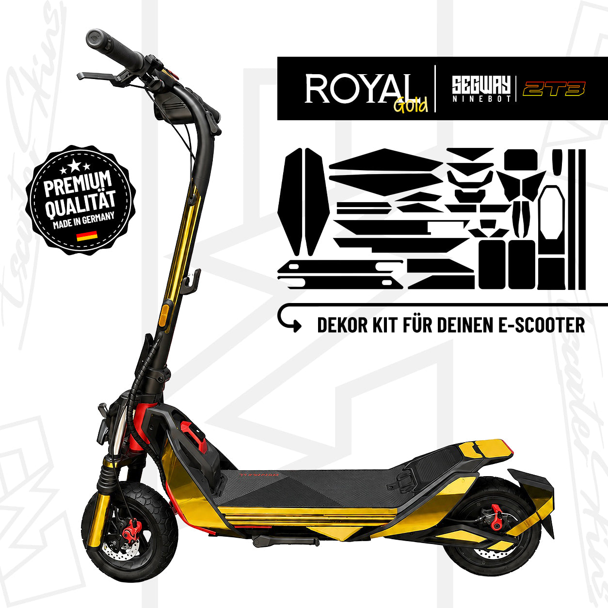 SEGWAY NINEBOT ZT3 SKIN | ROYAL GOLD