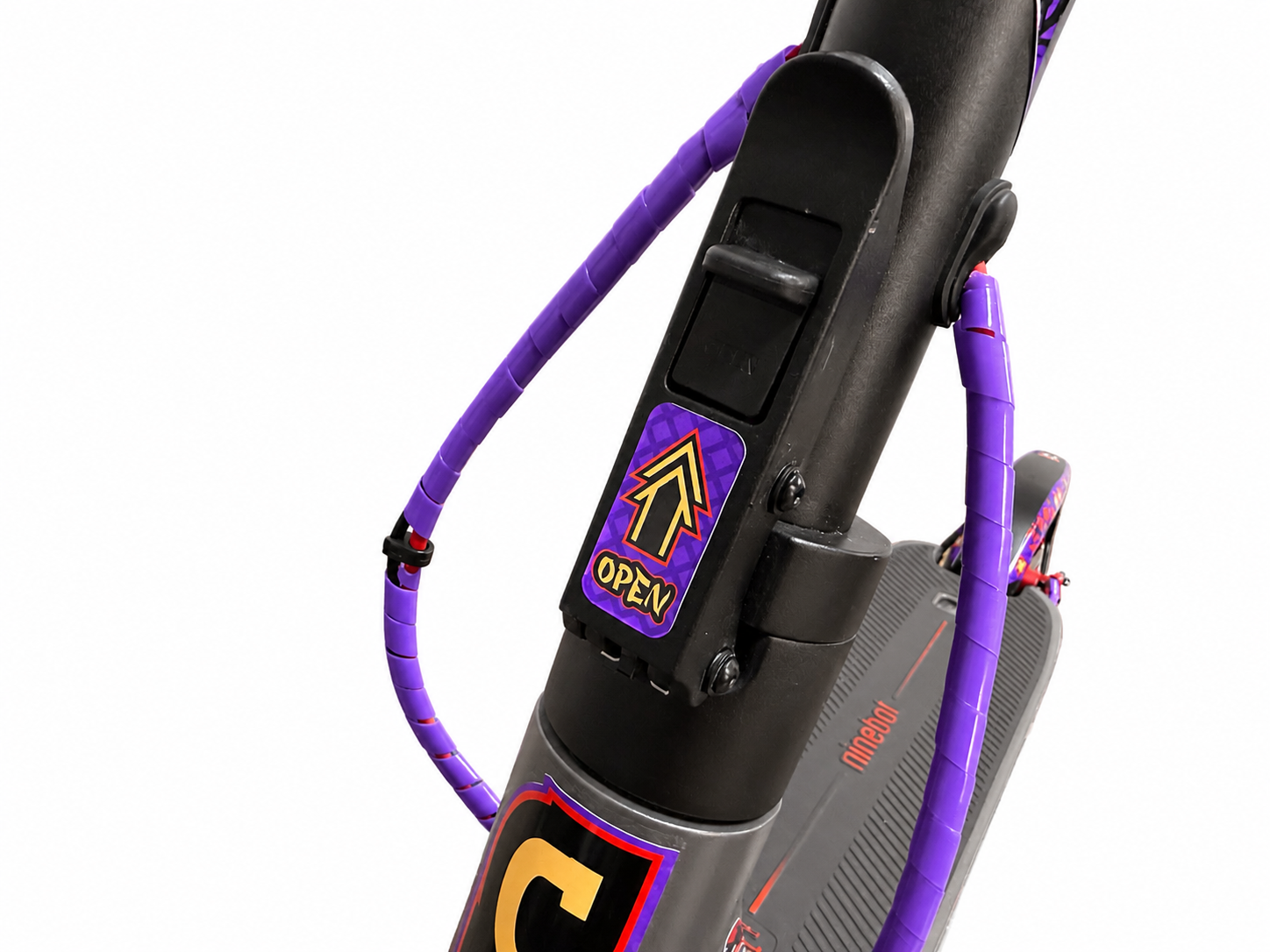 SEGWAY NINEBOT F3 SKIN | CRIMSON DRAGON PURPLE