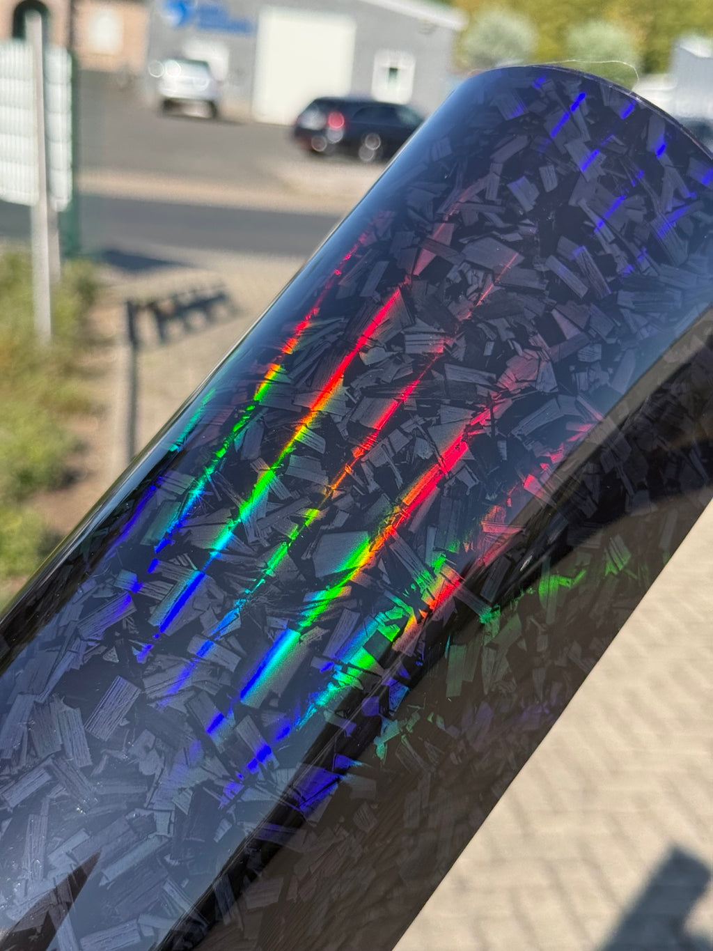 SEGWAY NINEBOT G2 MAX SKIN | BLACK RAINBOW FORGED CARBON