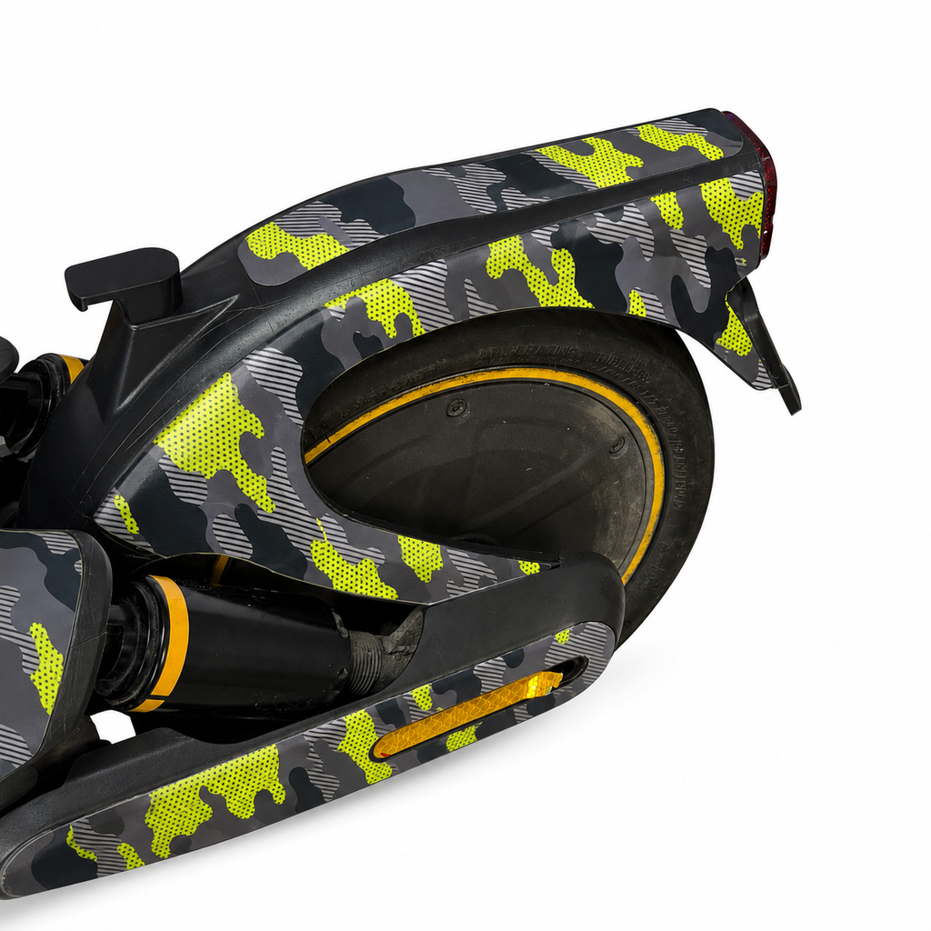 SEGWAY NINEBOT G2 MAX SKIN | YELLOW CYBER CAMOUFLAGE