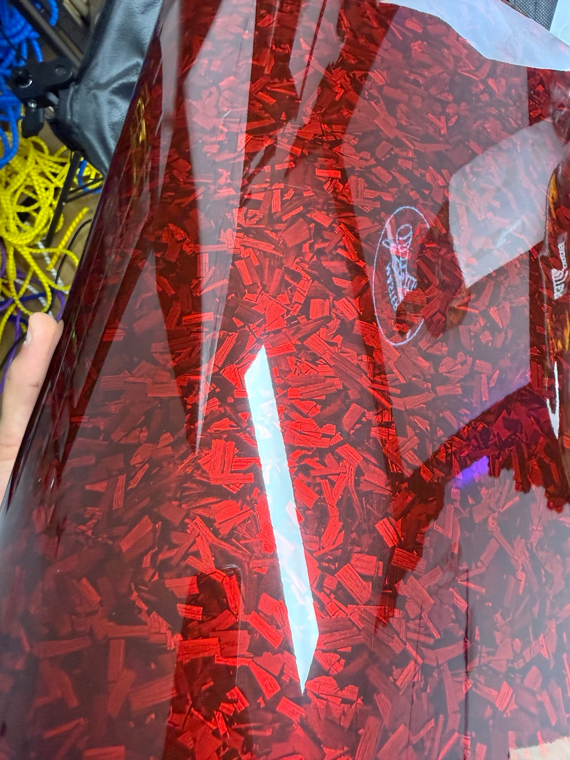 SEGWAY NINEBOT G2 MAX SKIN | RED FORGED CARBON