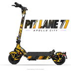 PIT LANE 77 – Designvisualisierung am Apollo City. Scooter nicht enthalten.
