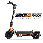 SHOCKWAVE MX – Designvisualisierung am Apollo City. Scooter nicht enthalten.