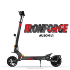 IRONFORGE – Designvisualisierung am Ausom L1. Scooter nicht enthalten.
