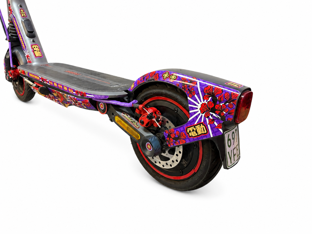 SEGWAY NINEBOT F3 SKIN | CRIMSON DRAGON PURPLE