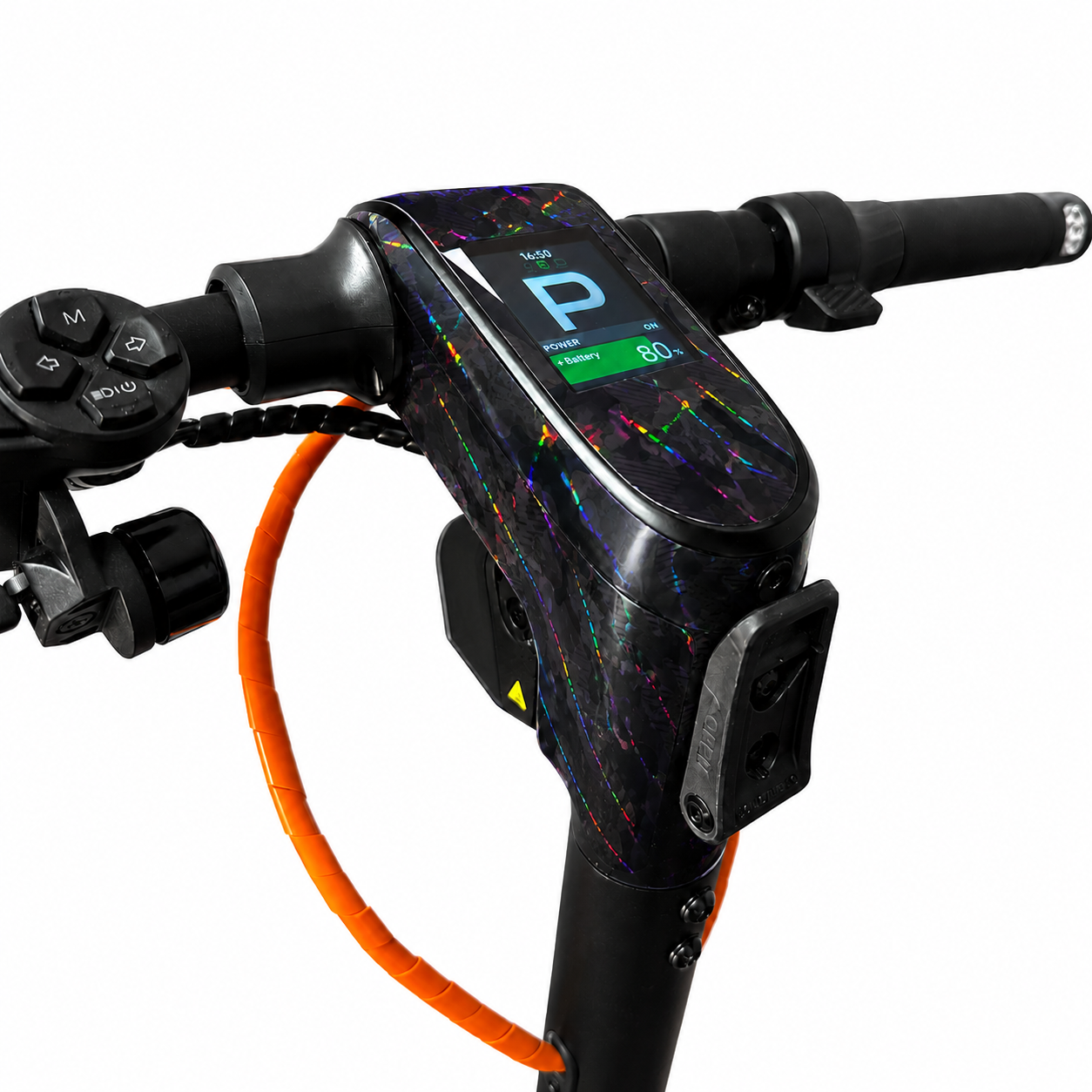 SEGWAY NINEBOT G3 SKIN | BLACK RAINBOW FORGED CARBON