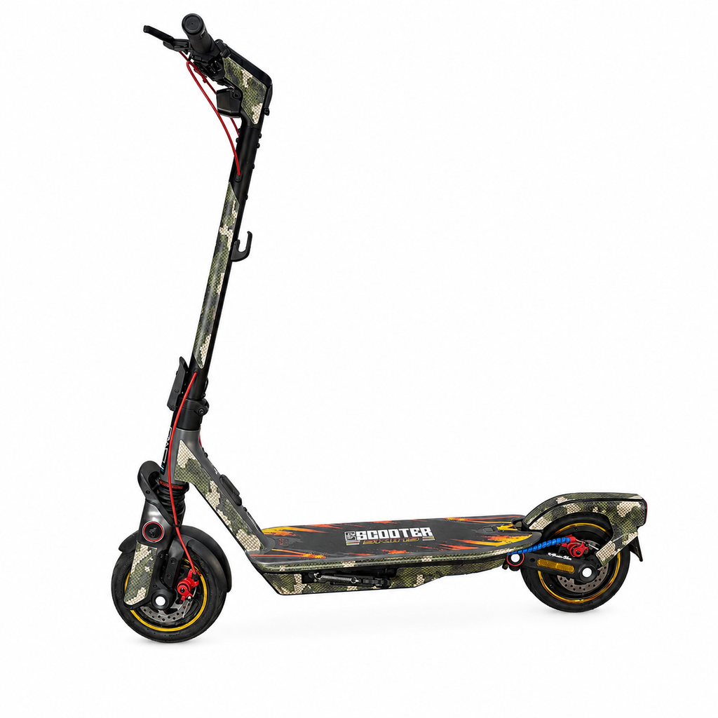 SEGWAY NINEBOT F3 SKIN | GREEN CYBER CAMOUFLAGE