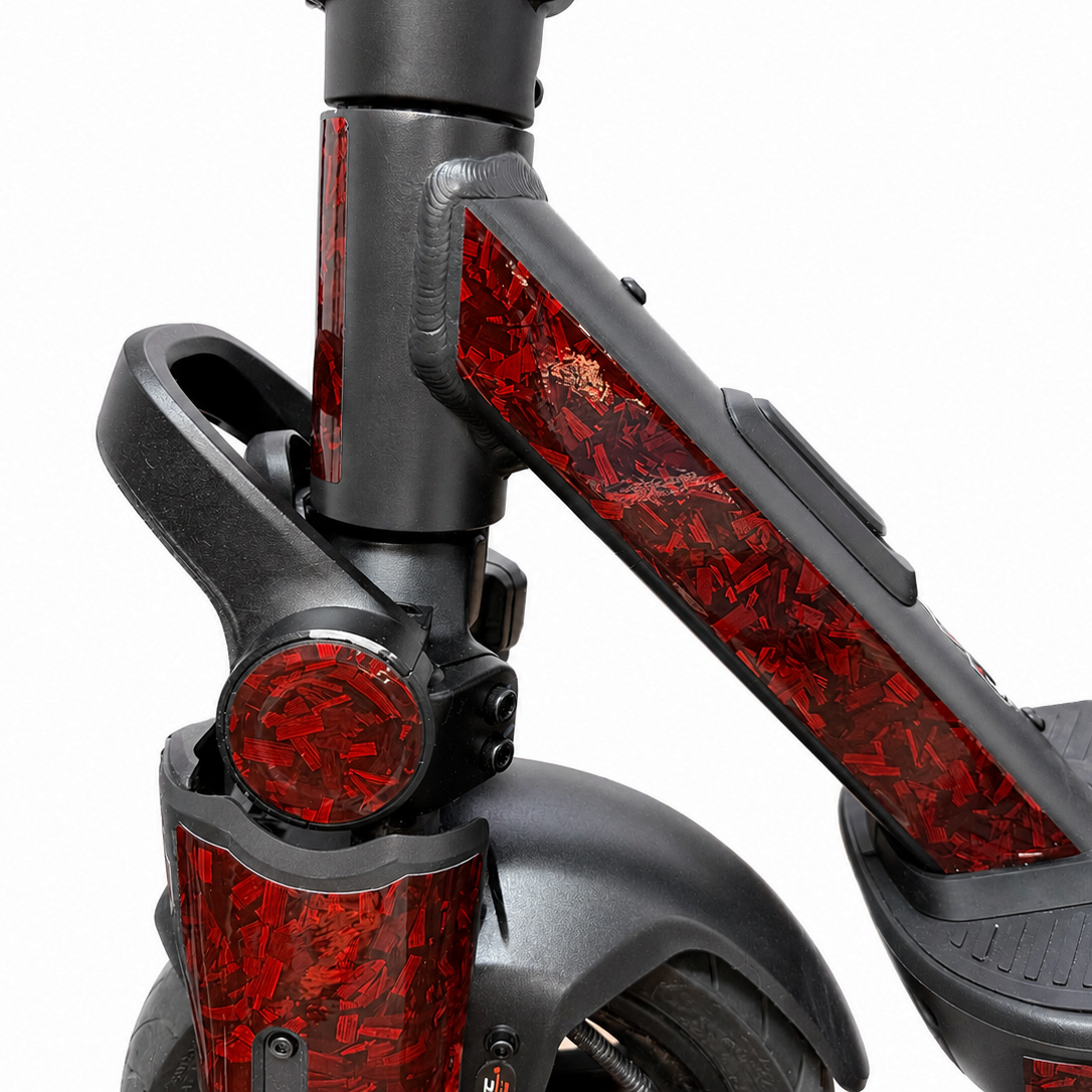 SEGWAY NINEBOT G3 SKIN | RED FORGED CARBON