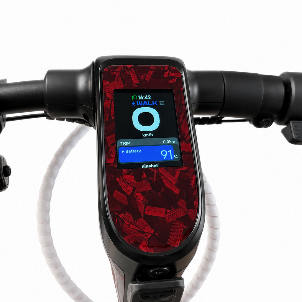 SEGWAY NINEBOT G3 SKIN | RED FORGED CARBON