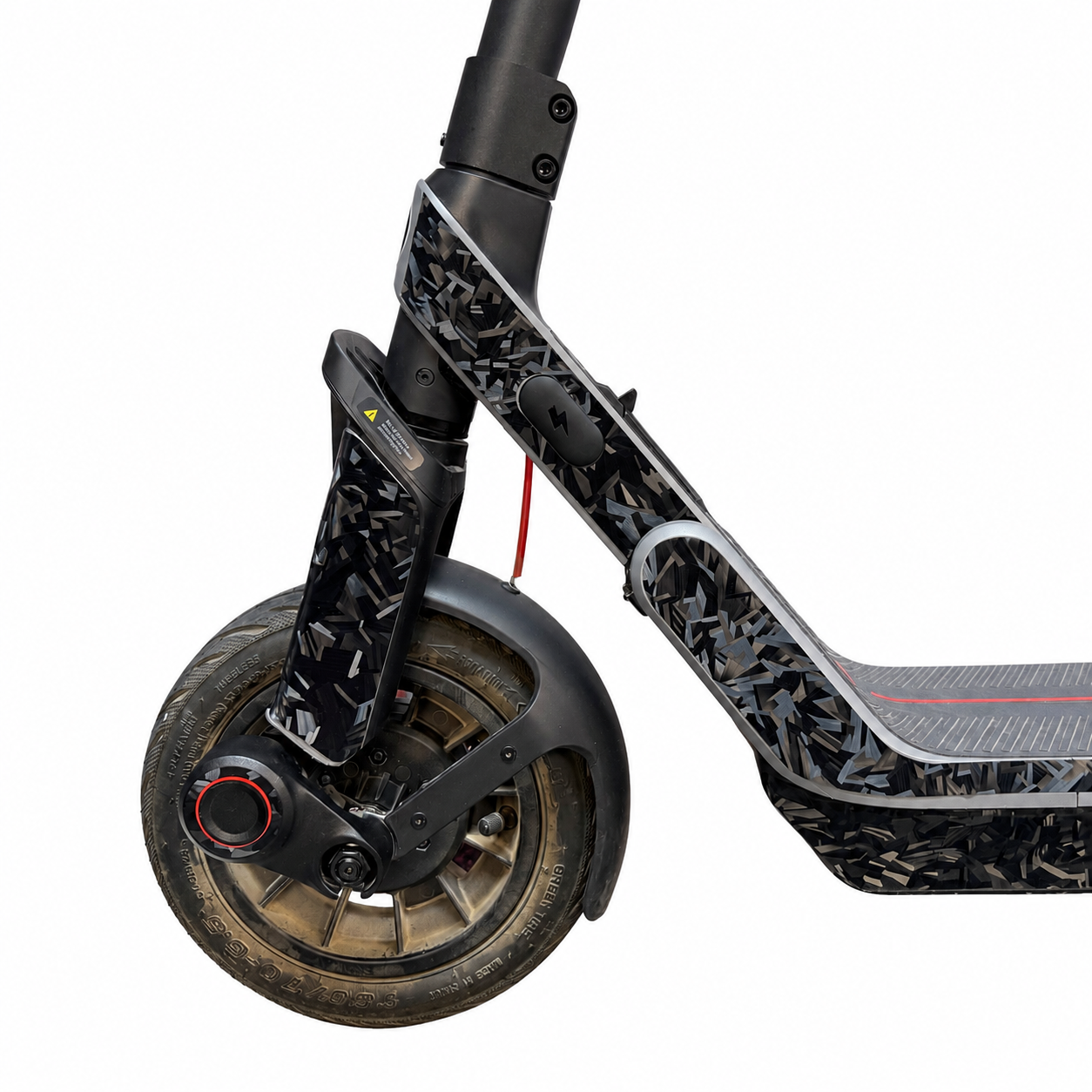 SEGWAY NINEBOT E3 SKIN | DEEP BLACK CARBON