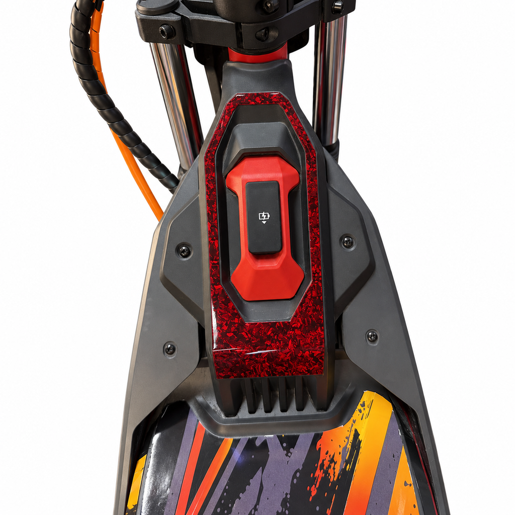 SEGWAY NINEBOT ZT3 SKIN | RED FORGED CARBON